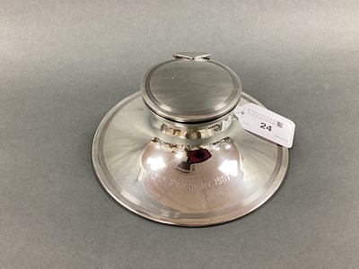 Lot 24 - Asprey & Co; A Hallmarked Silver Capstan...