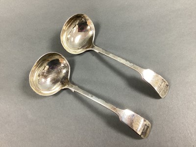 Lot 122 - A Pair of Hallmarked Silver Fiddle Pattern...