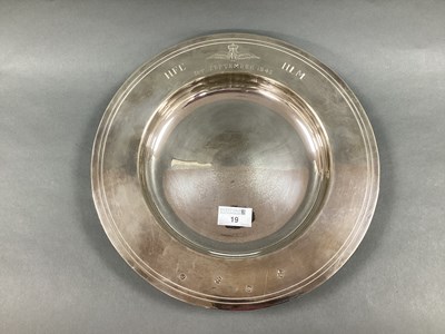 Lot 19 - RAF Interest - A Large Hallmarked Silver...