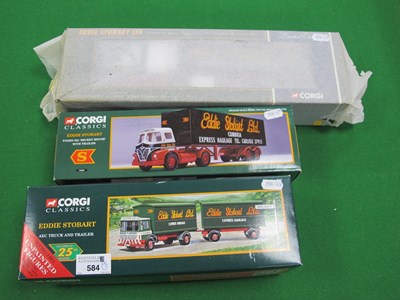 Lot 584 - Three Corgi 'Eddie Stobart Ltd' 1:50th Scale...