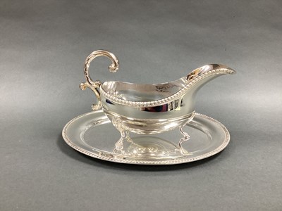 Lot 69 - A Hallmarked Silver Sauce Boat on Stand, CS,...