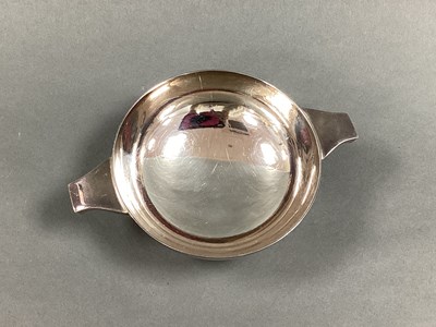 Lot 73 - A Scottish Hallmarked Silver Twin Handled...