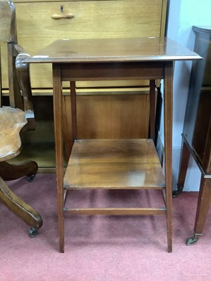 Lot 1657 - Edwardian Inlaid Mahogany Occasional Table...
