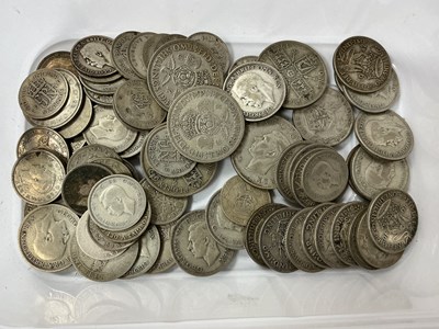 Lot 438 - GB Pre 1947 Silver Coins, Florins, Shillings,...