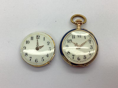 Lot 300A - A Decorative Enamel and Rose Diamond Chip Set...