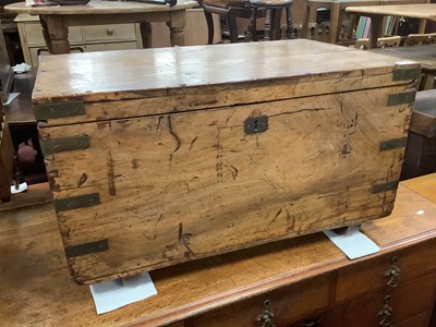 Lot 1647 - XIX Century Mahogany Camphor Chest with brass...