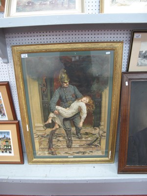 Lot 1528 - Early XX Century Coloured Print Entitled...