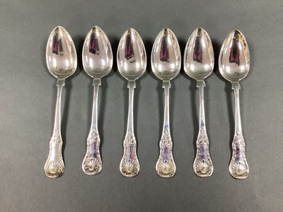 Lot 79 - A Set of Six William IV Scottish Hallmarked...