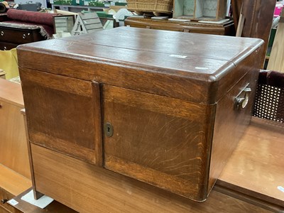 Lot 1587 - Early XX Century Canteen Box with lift-up top...