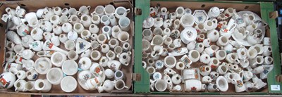 Lot 1108 - Large quantity of crested ware, makers...