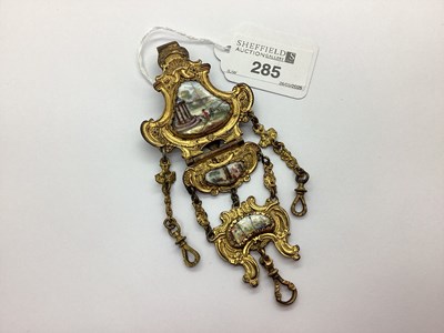 Lot 285 - A Decorative Antique Continental Chatelaine...