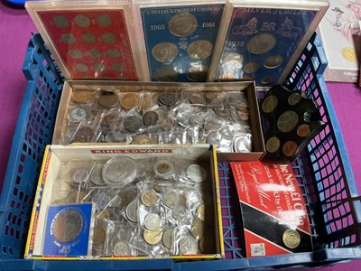 Lot 354 - Large Collection Of World Coinage, includes an...