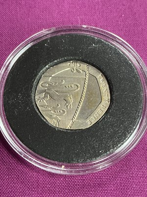 Lot 594 - Undated 20p Mule Coin.