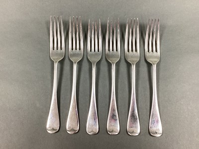 Lot 135 - A Matched Set of Six Hallmarked Silver Old...
