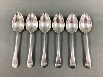 Lot 137 - A Set of Six Victorian Hallmarked Silver Old...