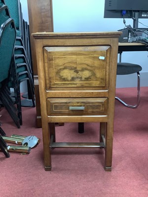 Lot 1661 - 1920s Sewing Cabinet with lift-up top, inner...