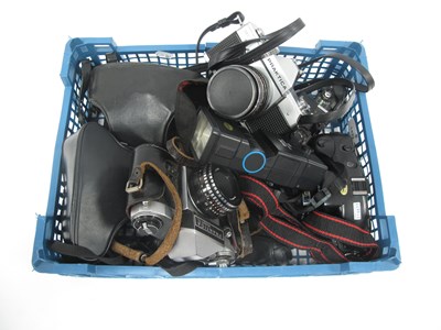 Lot 1432 - 35mm Film Cameras; Pentax SuperA, Pentax A3,...
