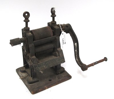 Lot 1445 - Peckett & Gem Knife Cleaner, W 13cm - H 21cm.