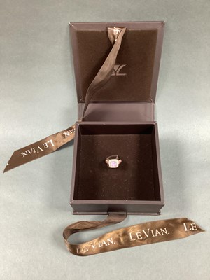 Lot 218 - Le Vian; A 14ct Rose Gold Cushion Shape...