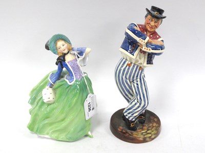 Lot 1236 - Doulton 'The Hornpipe' and 'Autumn Breezes'...