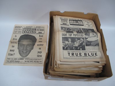 Lot 1484 - New Musical Express - 13 issues 1961-62. 29...