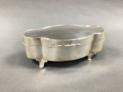 Lot 86 - A Hallmarked Silver Trinket Box, ESB,...