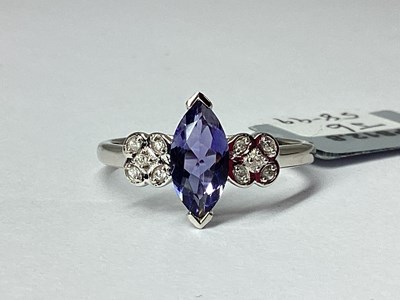 Lot 268 - The Genuine Gemstone Company; A 9ct White Gold...