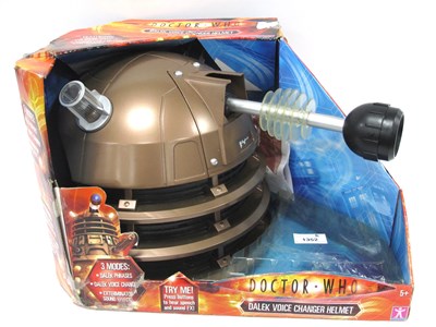 Lot 1352 - Doctor Who Dalek Voice Changer Helmet in Box.