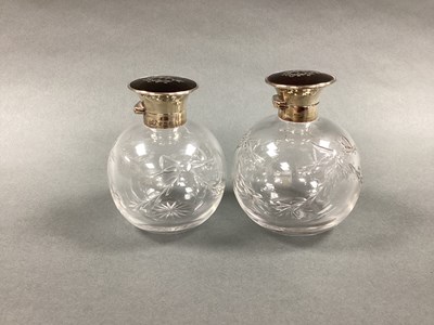 Lot 85 - A Matched Pair of Hallmarked Silver and Piqué...