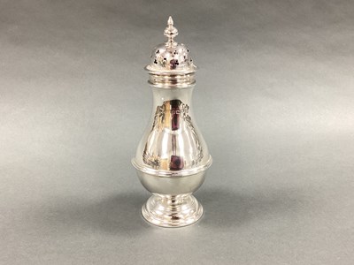 Lot 91 - A Hallmarked Silver Sugar Caster, (maker's...