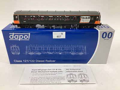 Lot 857 - A boxed Dapol 00 gauge Class 122 diesel...