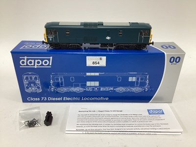Lot 854 - A boxed Dapol 00 gauge Class 73 (JB)...