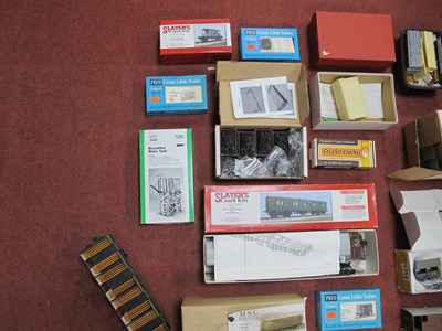 Lot 377 - Nineteen 7mm Plastic/White Metal/Etched Brass,...