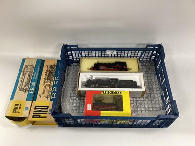 Lot 468 - Three HO Gauge Continental Outline Boxed Steam...