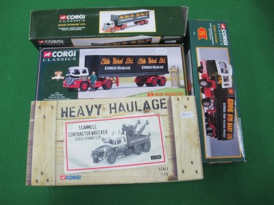 Lot 532 - Four Corgi 'Eddie Stobart Ltd' diecast model...