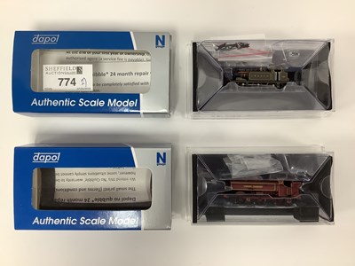 Lot 774 - Two boxed Dapol N gauge tank engines: Pannier "...