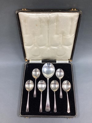 Lot 42 - A Set of Six Hallmarked Silver Dessert Spoons,...
