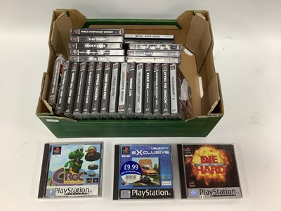 Lot 647 - Twenty Seven Sony PlayStation PS1 Games to...