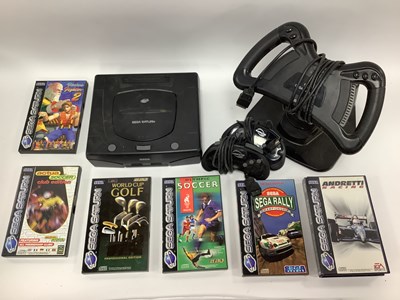 Lot 641 - A Sega Saturn Games Console Model No....