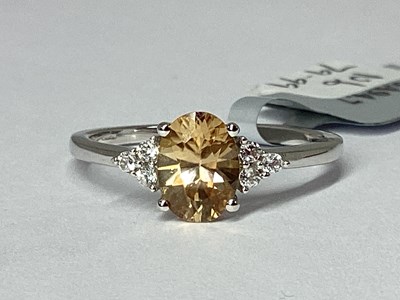 Lot 247 - The Genuine Gemstone Company; A 9ct White Gold...