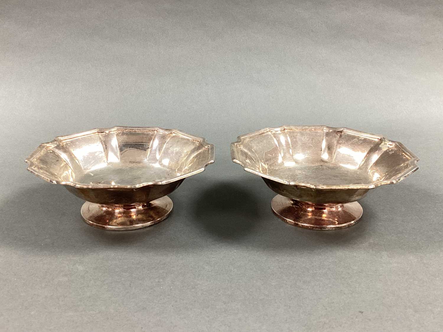 Lot 13 - Mappin & Webb; A Pair of Hallmarked Silver...