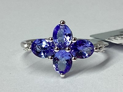 Lot 251 - The Genuine Gemstone Company; A 9ct White Gold...