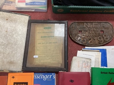 Lot 314 - Railwayana - A LNER 10 Ton Wagon Plate -...