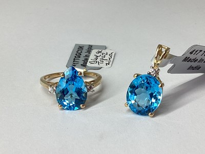 Lot 154 - The Genuine Gemstone Company; A 9ct Gold Swiss...