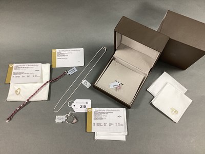 Lot 210 - The Genuine Gemstone Company; A Hallmarked...