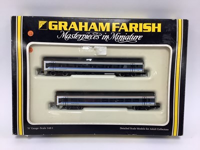 Lot 768 - A boxed Graham Farish N gauge two-car Class...