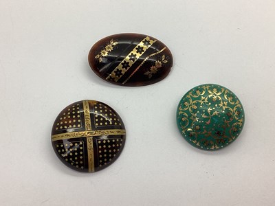 Lot 159 - A XIX Century Tortoiseshell and Piqué Work...
