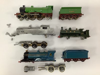 Lot 801 - Four part-built 00 gauge metal locomotive kits:...