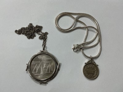 Lot 539 - 1973 Canada Olympics Silver $5, together with...