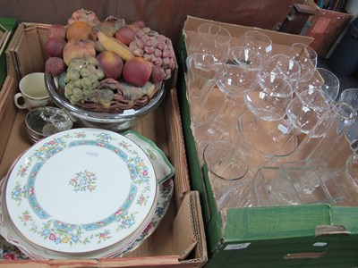 Lot 1069 - Glassware and ceramics, including quantity of...